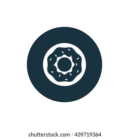 Vector illustration of doughnut icon