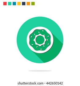 Vector illustration of doughnut icon