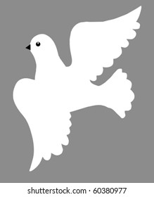 vector illustration of the dove