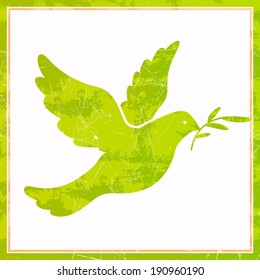 Vector Illustration of a Dove of Peace