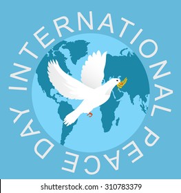 Vector Illustration of a Dove of Peace