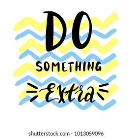 vector illustration of down syndrome awareness. do something extra