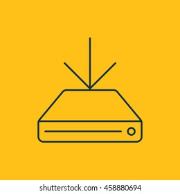 Vector illustration of download icon