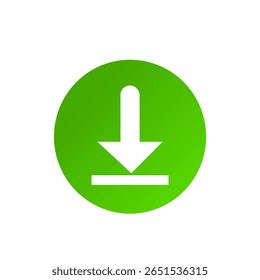 Ilustração vetorial do ícone de download. uma série de símbolos de arquivo de download.