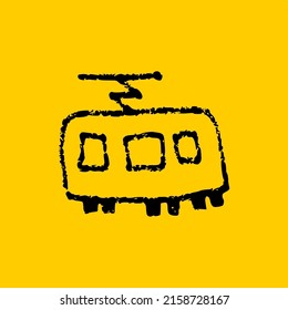 Ilustración vectorial, docenas de íconos de objetos emoji aislados en un fondo amarillo, frecuentemente usados en el estilo de dibujo móvil, a mano alzada.