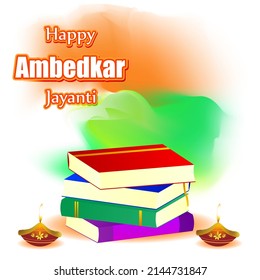 vector illustration for Dr. Ambedkar Jayanti