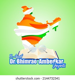 vector illustration for Dr. Ambedkar Jayanti