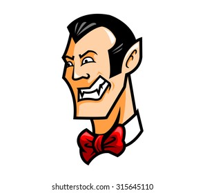 vector illustration of Dracula 