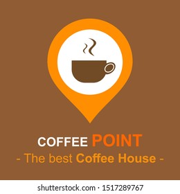 Vector illustration. Draw a cup of coffee. Cartoon sketch. Decorations for menus, signage, greeting cards, posters and wallpapers for your business