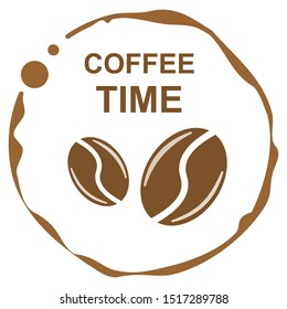 Vector illustration. Draw a cup of coffee. Cartoon sketch. Decorations for menus, signage, greeting cards, posters and wallpapers for your business