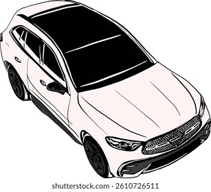 vector illustration drawing car buggy sport car suv offroad 4x4 muscle car speed 4wd