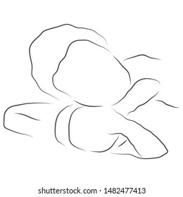 vector illustration drawing for happy mother and baby