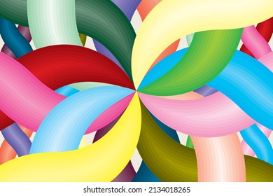 Vector illustration drawing Spectral multicolored shapes abstract pattern   textures  colrful polychrome segment