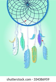 vector illustration Dream Catcher