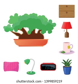 Vector illustration of dreams and night icon. Collection of dreams and bedroom vector icon for stock.
