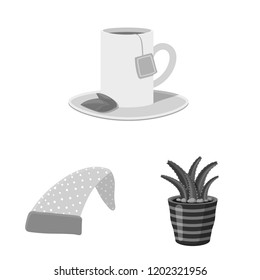 Vector illustration of dreams and night logo. Collection of dreams and bedroom stock vector illustration.
