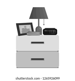 Vector illustration of dreams and night symbol. Set of dreams and bedroom stock symbol for web.