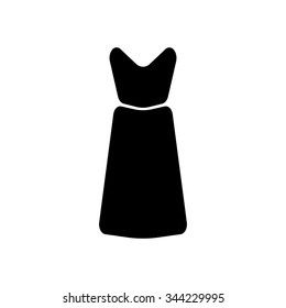 Vector illustration of dress icon