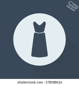 Vector illustration of dress icon