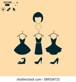 シルエット ドレス のイラスト素材 画像 ベクター画像 Shutterstock
