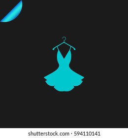 Vector illustration of dress icon