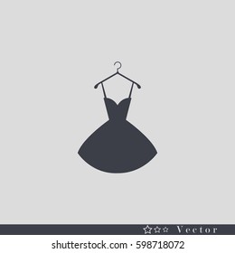Vector illustration of dress icon