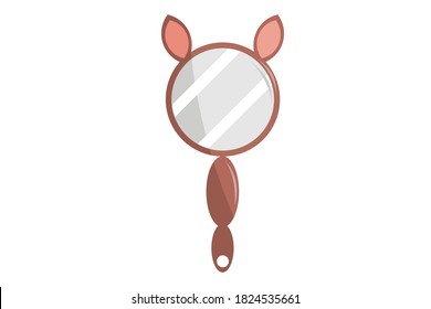 Vector Illustration of Dressing Mirror