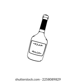 vector illustration of a drink bottle