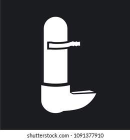 Vector illustration of a drinking bowl for a parrot