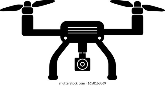 Ilustración vectorial de un dron