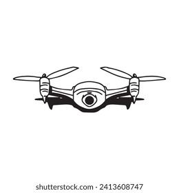 Vector illustration drone graphic design,art tattoo sketch,hand drawing,use in printing