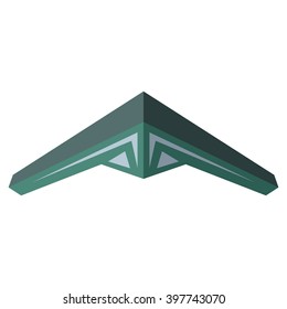 Vector Illustration with drone (quadrocopter) isolated on white background in cartoon flat style. Element for illustration, infographics, logos and banners.