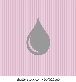 Vector illustration of Drop icon or symbol
