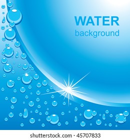 Vektorgrafik eines Wassertropfens