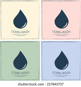 Vector illustration drops