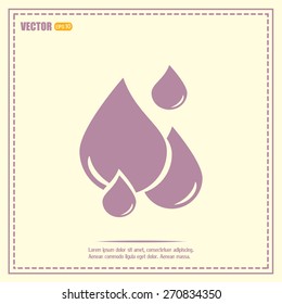 Vector illustration drops