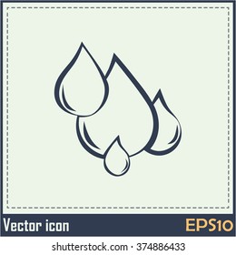 Vector illustration drops