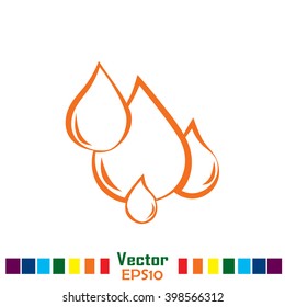 Vector illustration drops