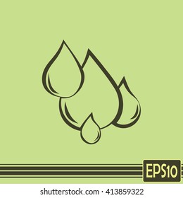 Vector illustration drops