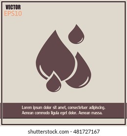 Vector illustration drops