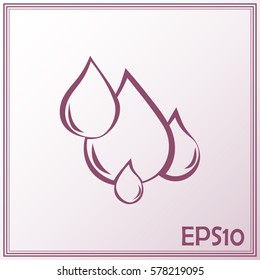 Vector illustration drops