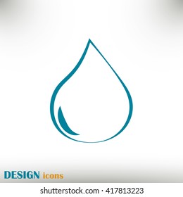 Vector illustration drops Line icon