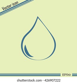 Vector illustration drops Line icon