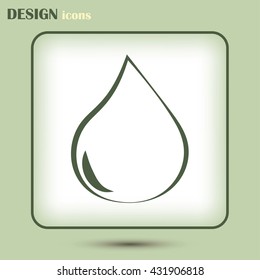 Vector illustration drops Line icon
