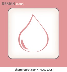 Vector illustration drops Line icon