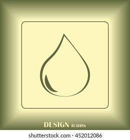 Vector illustration drops Line icon