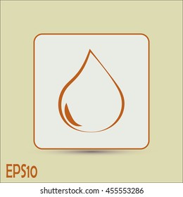 Vector illustration drops Line icon