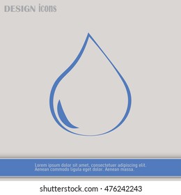 Vector illustration drops Line icon