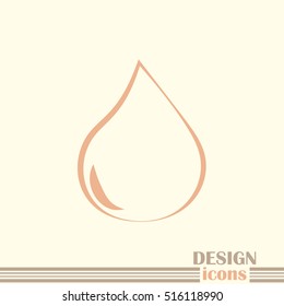 Vector illustration drops Line icon