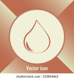 Vector illustration drops Line icon
